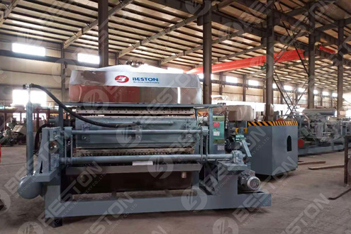 Beston Egg Tray Making Machine Delivered to India